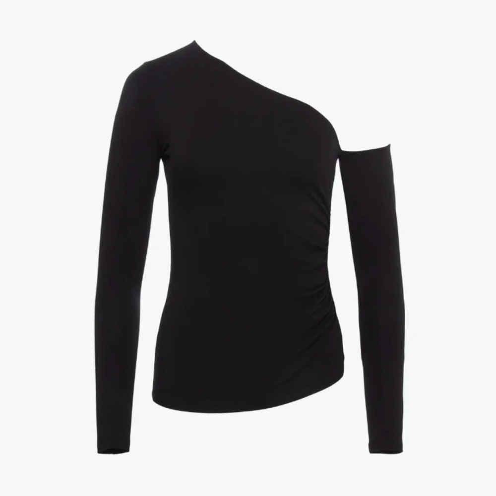L'AGENCE Hattie One-Shoulder Top